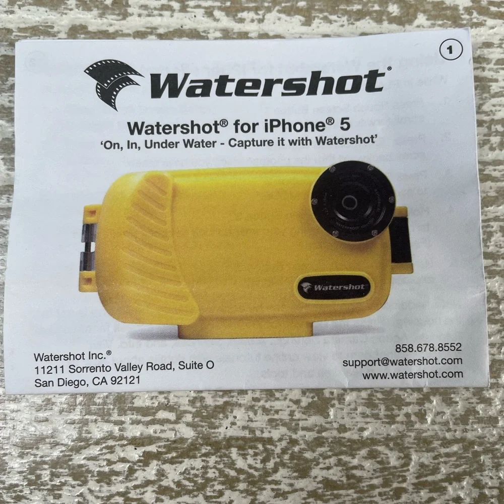 Watershot Underwater Camera Housing for iPhone 5